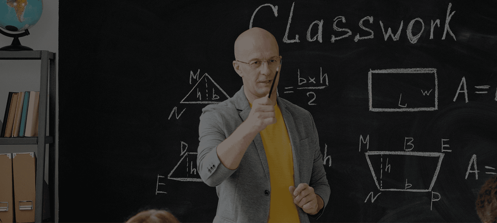 A Teacher Explaining a lesson